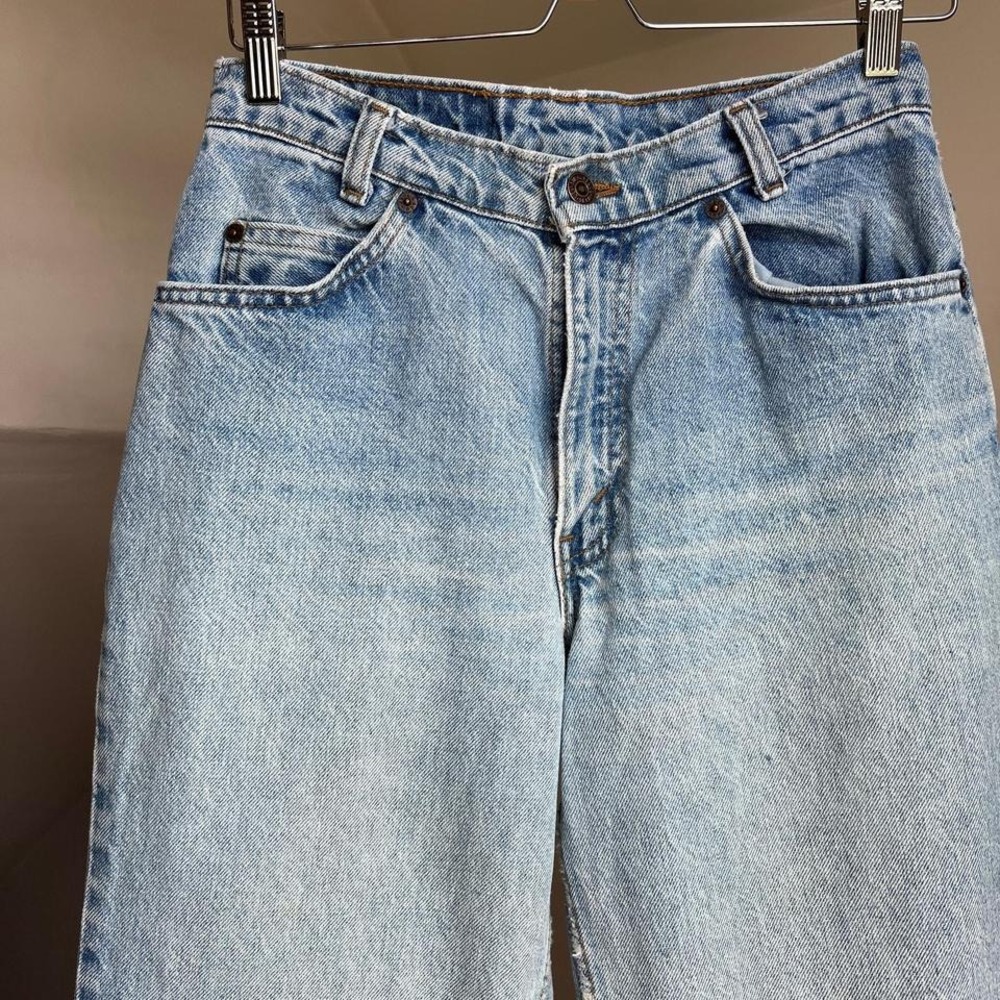 Vintage Levi's 550s orange‎ tab relaxed fit jeans Size 30 x 30 women's - Picture 4 of 7